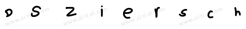 DS Zierschrift字体转换